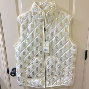 NWT Simply Southern Puffy Zip Up Vest